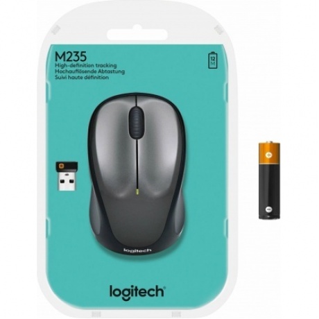 Мышь LOGITECH M235 серая (910-002692) - фото 14