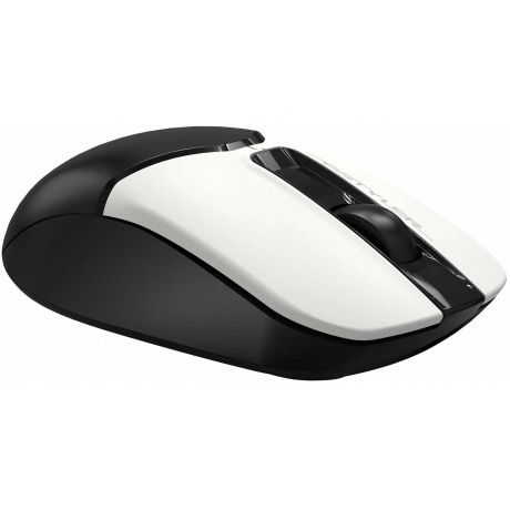 Мышь A4Tech Мышь Fstyler FB12S черный/белый - фото 2