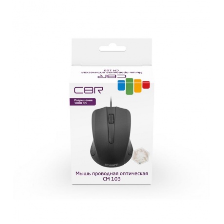 Мышь CBR CM 103 Black - фото 5