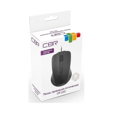Мышь CBR CM 103 Black - фото 6