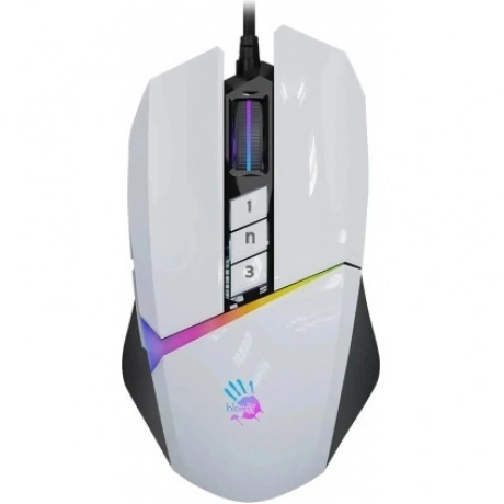 Мышь A4Tech Bloody W60 Max USB White