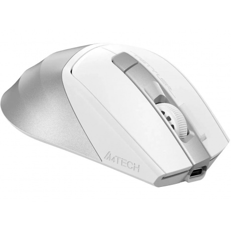 Мышь A4Tech Fstyler FB45CS Air White-Silver - фото 3