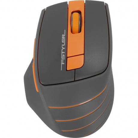Мышь A4Tech Fstyler FG30S Grey-Orange - фото 5