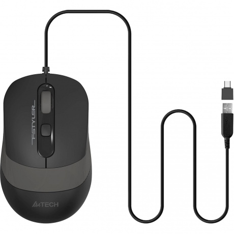 Мышь A4Tech Fstyler FM10T Grey - фото 8
