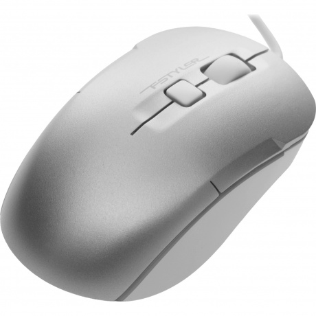 Мышь A4Tech Fstyler FM26 Silver-White - фото 8