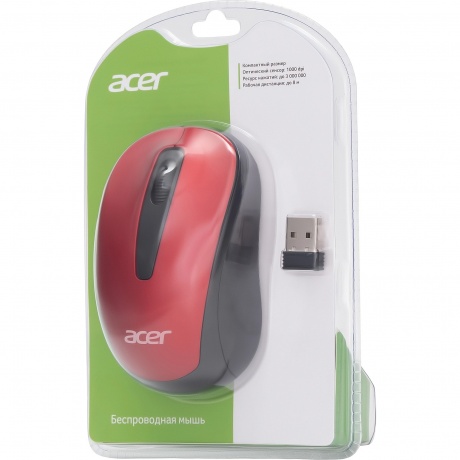 Мышь Acer OMR136 Red ZL.MCEEE.01J - фото 15