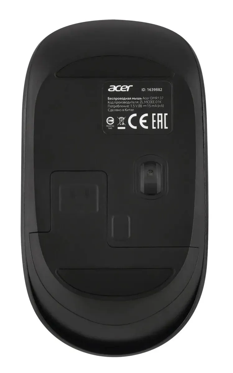 Мышь Acer OMR137 Black ZL.MCEEE.01K - фото 2