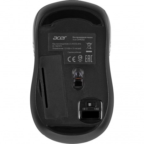 Мышь Acer OMR302 Black ZL.MCECC.01X - фото 11