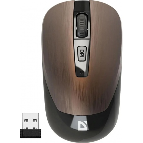Мышь Defender Wave MM-995 Bronze 52992 - фото 1