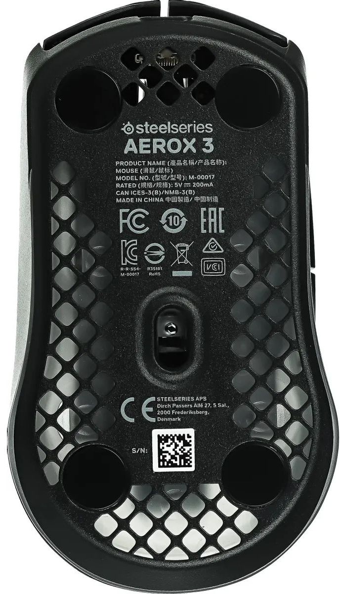 Мышь SteelSeries Aerox 3 USB Black 62599 - фото 7