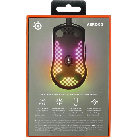Мышь SteelSeries Aerox 3 USB Black 62599 - фото 10