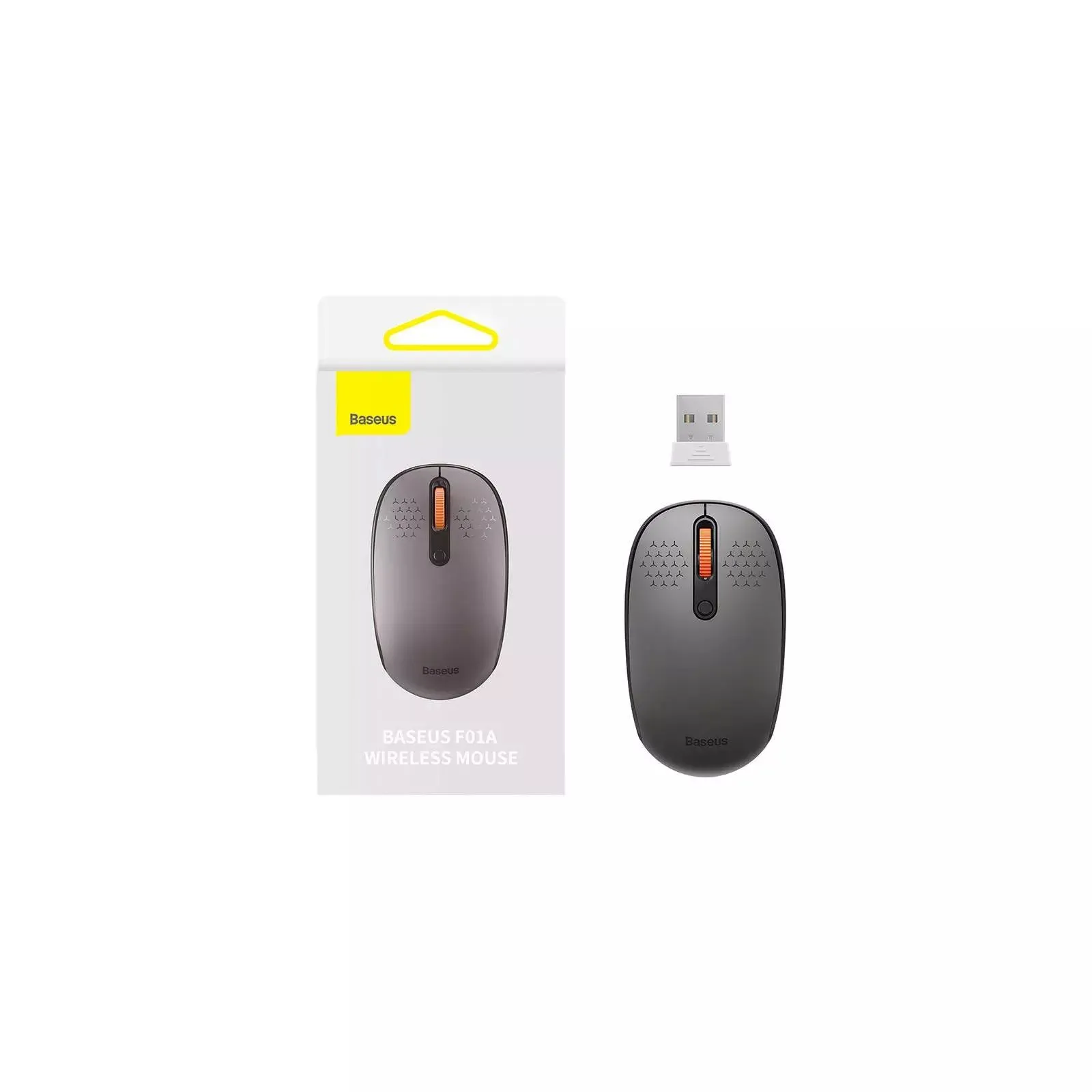 Мышь Baseus F01A Frosted Gray (B01055502833-00) - фото 8