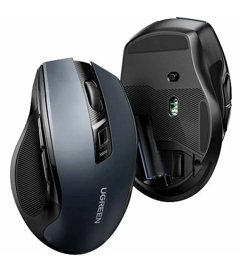 Мышь UGREEN MU006 (90855) Ergonomic Wireless Mouse черный - фото 4