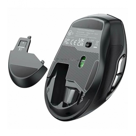 Мышь UGREEN MU006 (90855) Ergonomic Wireless Mouse черный - фото 5