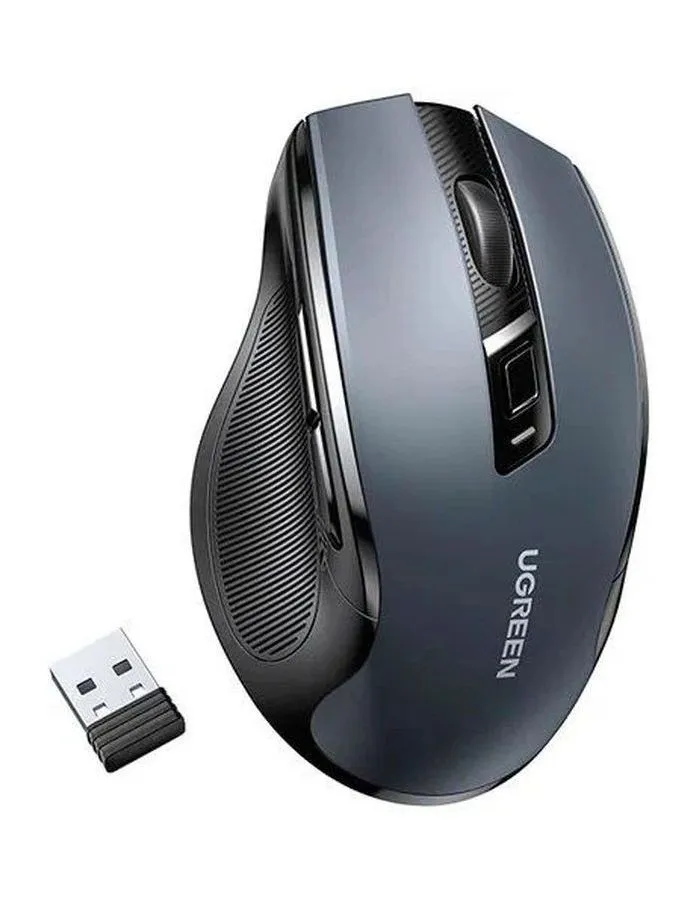 Мышь UGREEN MU006 (90855) Ergonomic Wireless Mouse черный - фото 1
