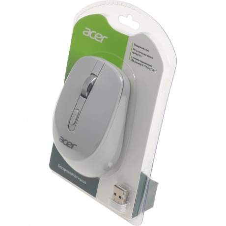 Мышь Acer OMR310 светло-серый (ZL.MCECC.033) - фото 5