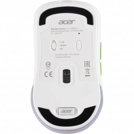 Мышь Acer OMR311 белый (ZL.MCECC.034) - фото 6