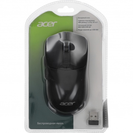 Мышь Acer OMR312 черный (ZL.MCECC.035) - фото 3