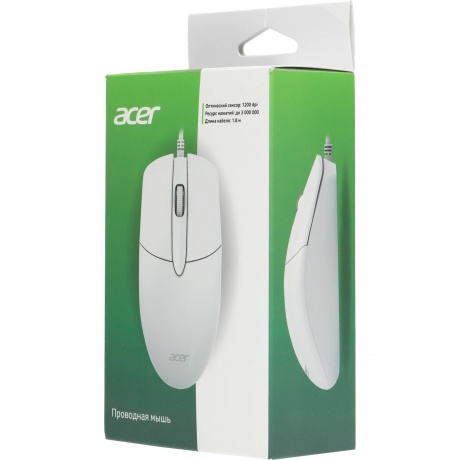 Мышь Acer OMW300 (ZL.MCECC.01V) белый - фото 12