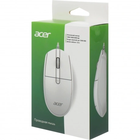 Мышь Acer OMW401 (ZL.MCEEE.030) белый