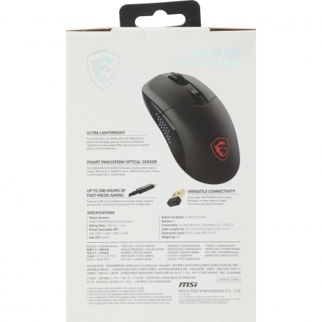 Мышь MSI VERSA 300 ELITE (S12-4301290-CLA) black - фото 15