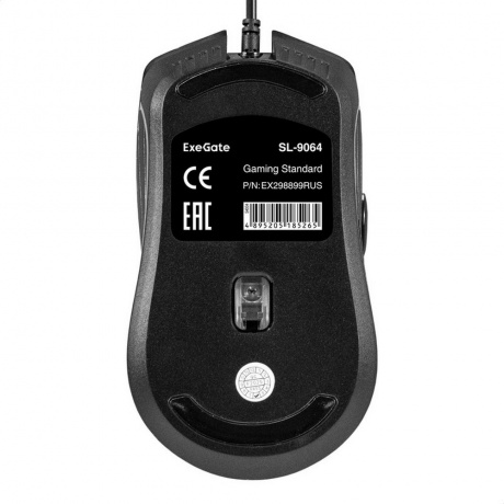 Мышь ExeGate Gaming Standard SL-9064 черная (EX298899RUS) - фото 3