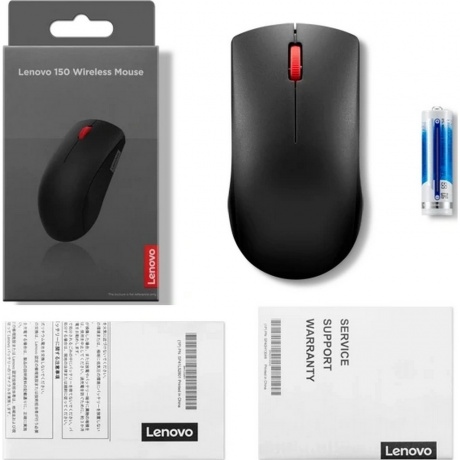 Мышь Lenovo 150 черный (GY51L52638) - фото 7