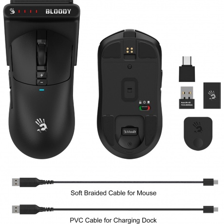 Мышь A4Tech Bloody R72 Pro Duo черный (R72 PRO DUO) - фото 12