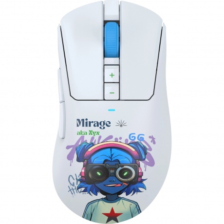 Мышь A4Tech Bloody R73 Pro белый/рисунок (R73 PRO NYX MIRAGE) - фото 2