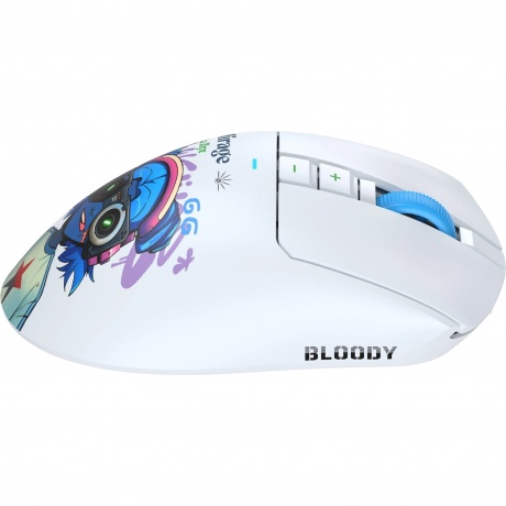 Мышь A4Tech Bloody R73 Pro белый/рисунок (R73 PRO NYX MIRAGE) - фото 5