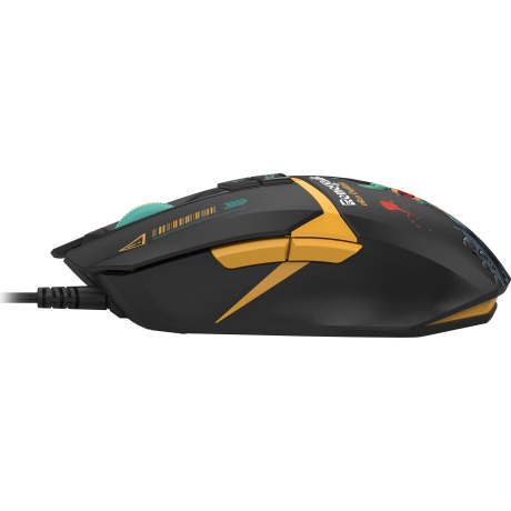 Мышь A4Tech Bloody W63 Max Renegade черный/рисунок - фото 9