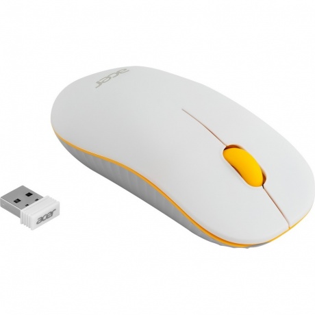 Мышь Acer OMR200 белый/желтый (ZL.MCEEE.020) - фото 3