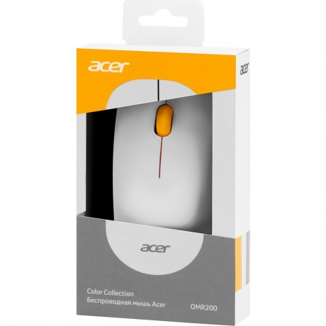 Мышь Acer OMR200 белый/желтый (ZL.MCEEE.020) - фото 8
