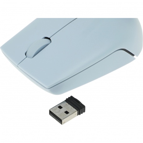 Мышь Lenovo 300 Wireless Compact светло-голубой (GY51L15679) - фото 9