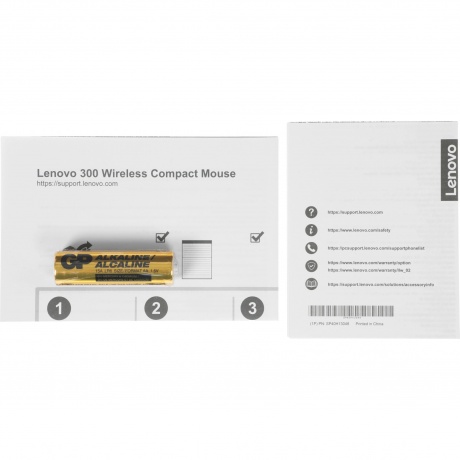 Мышь Lenovo 300 Wireless Compact светло-голубой (GY51L15679) - фото 10