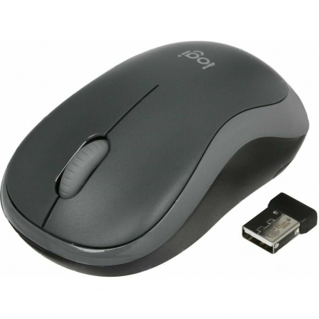 Мышь Logitech M186 черный/серый (910-004131) - фото 5