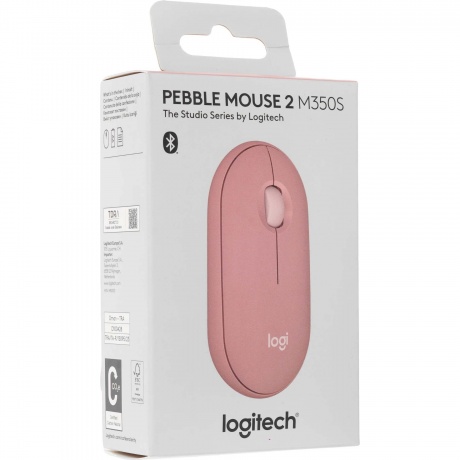 Мышь беспроводная Logitech Pebble 2 M350S Rose (910-007014) - фото 7