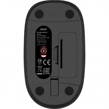 Мышь Acer OMR502 черный (ZL.MCE11.01A) - фото 2