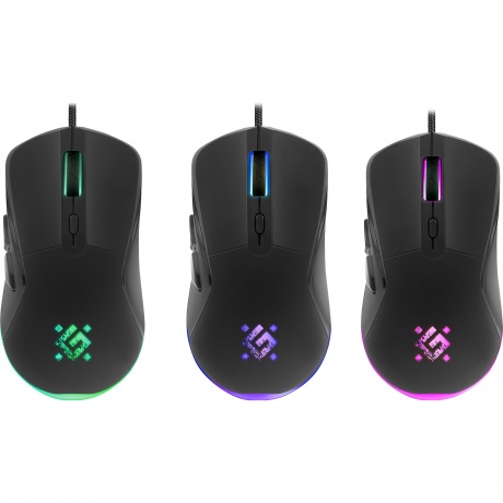 Мышь проводная Defender Arga GM-049 black (52049) - фото 2