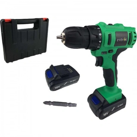Дрель аккумуляторная Zitrek Greenpower 12-Li (12В, Li-ion аккуму...