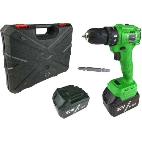 Дрель аккумуляторная бесщеточная Zitrek Greenpower 20 Pro (20В, ...