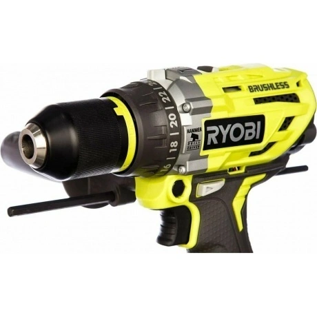 Дрель-шуруповерт бесщеточная ударная R18PD7-252S 5133004391 Ryob...
