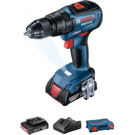 Дрель-шуруповерт Bosch GSB 18V-50 + L аккум. патрон:быстрозажимн...