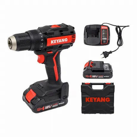 Шуруповерт бесщеточный аккумуляторный Keyang DD18BL-W (Set)