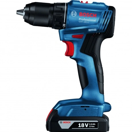Дрель-шуруповерт Bosch GSR 185-LI аккум. патрон:быстрозажимной (...