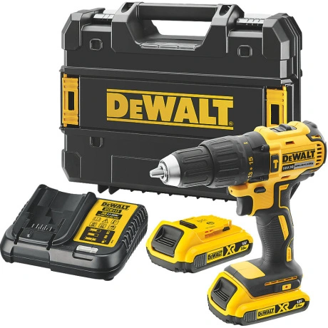 Дрель-шуруповерт DeWalt DCD778D2T-QW 340Вт аккум. патрон:быстроз...