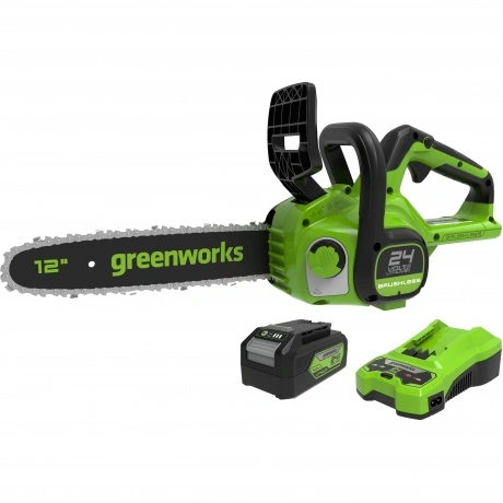 Цепная пила Greenworks GD24CS30K4 аккум. дл.шины:12" (30cm) 1акк...