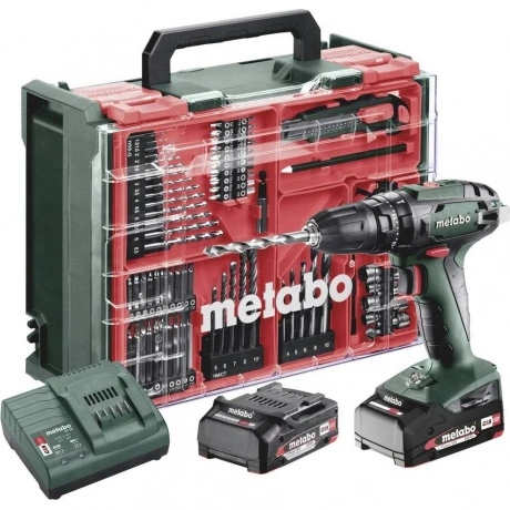 Дрель ударная Metabo SB 18 Set патрон:быстрозажимной реверс (кей...