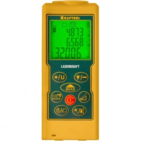 Дальномер лазерный KRAFTOOL Laser-Kraft, 5 см - 70 м, (34760)