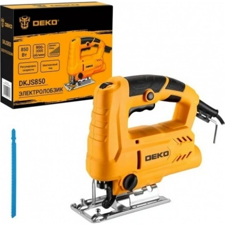 Электролобзик DEKO DKJS850 850 Вт, регулировка оборотов, с маятн...